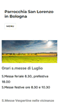 Mobile Screenshot of parrocchiasanlorenzobologna.it